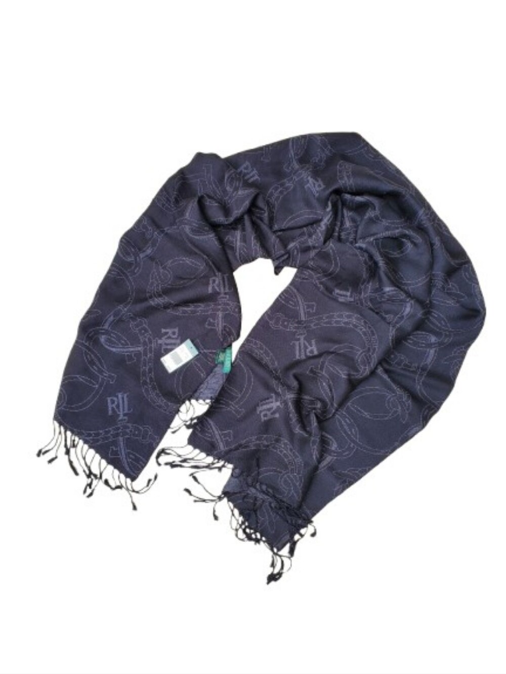Nwt Ralph Lauren Vintage Signature Scarf